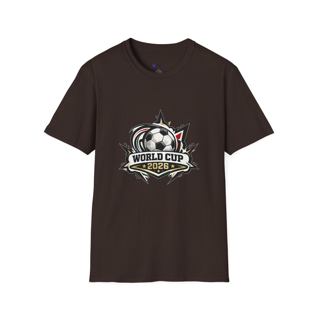 Soccer Cup 2026 Soccer T-Shirt — Retro Emblem Football Tee