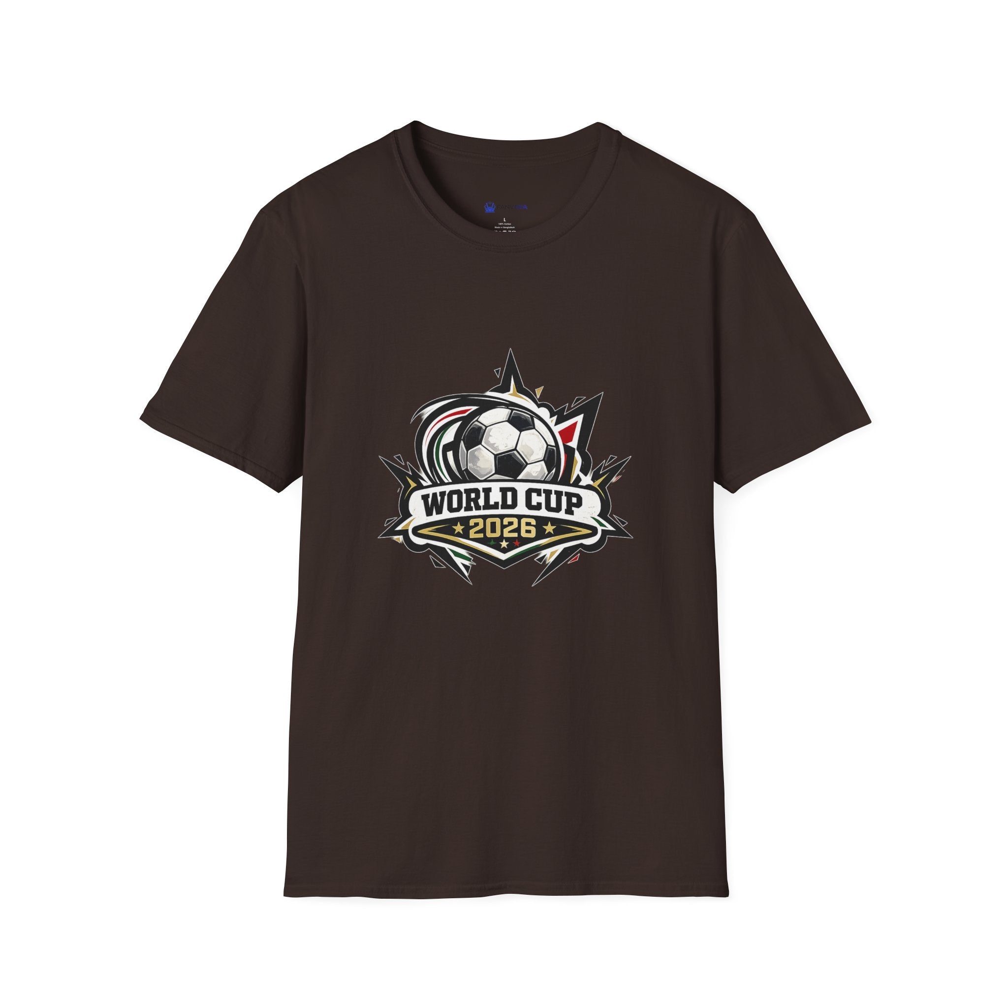 Soccer Cup 2026 Soccer T-Shirt — Retro Emblem Football Tee