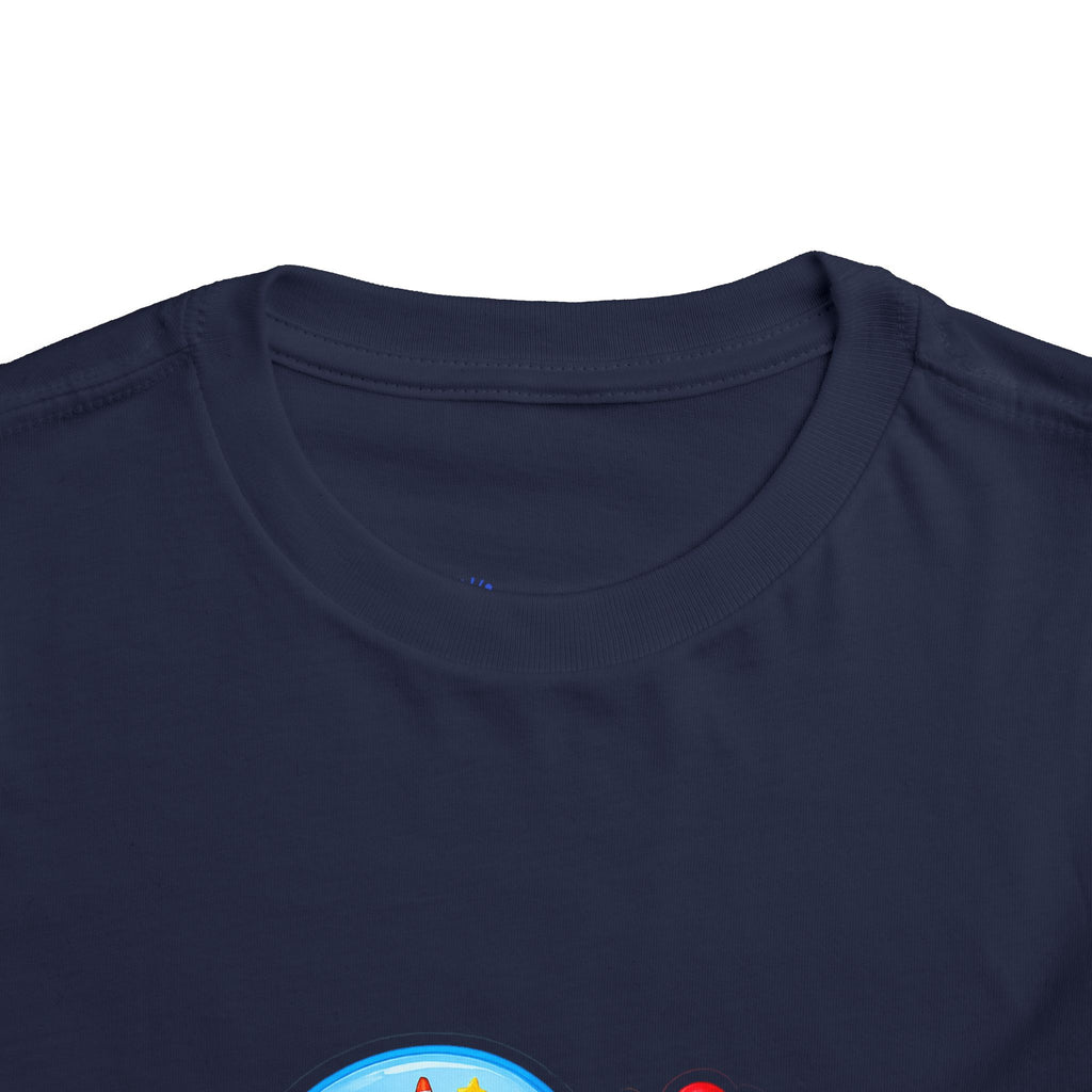 2nd Birthday Toddler Tee — Happy Birthday Number 2 with Cars & Balloons