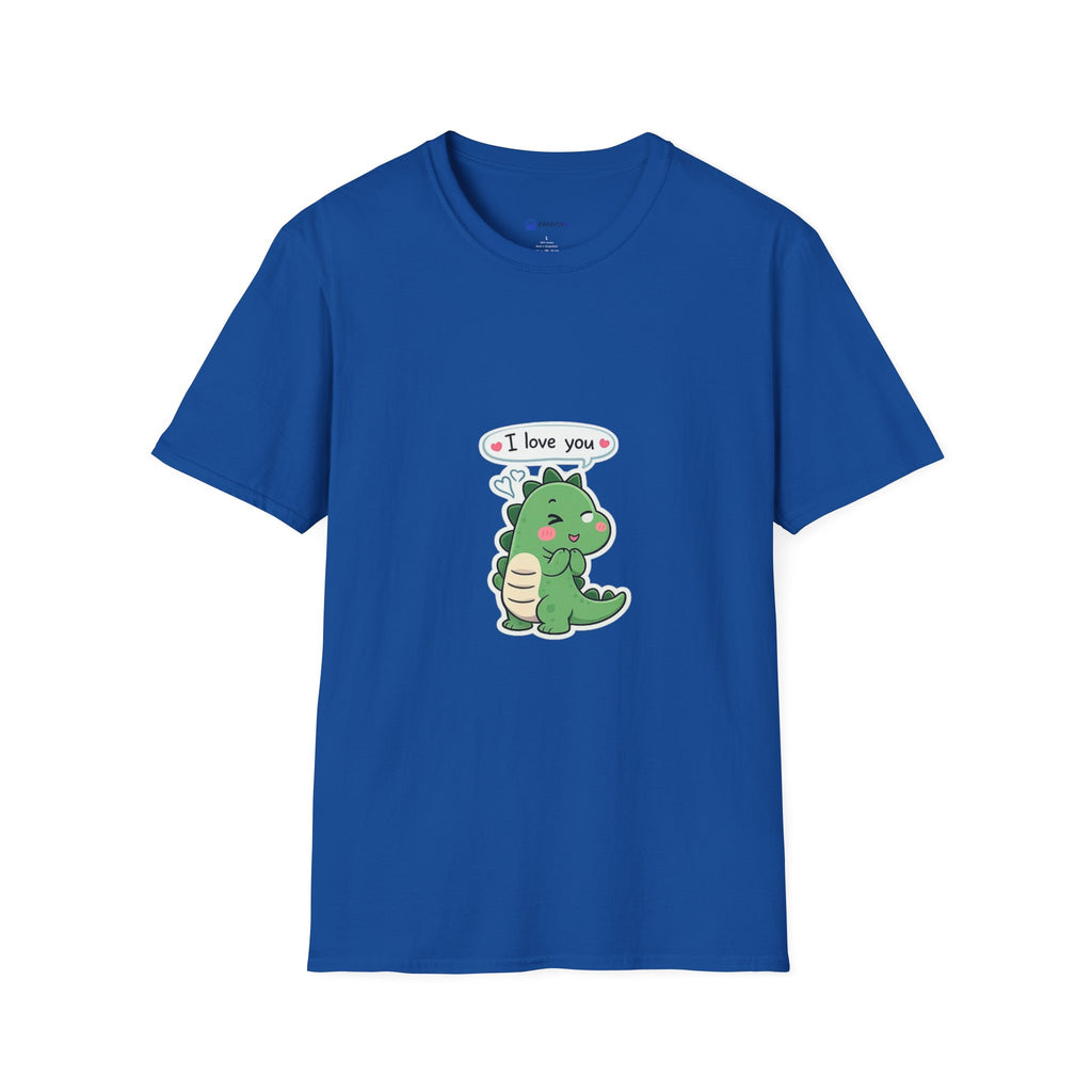Cute Dinosaur 'I Love You' T-Shirt — Cute Kawaii Dino Graphic Tee