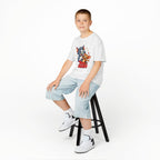 Tom & Jerry Kids T‑Shirt – Vintage Cartoon Cat and Mouse Graphic Tee.