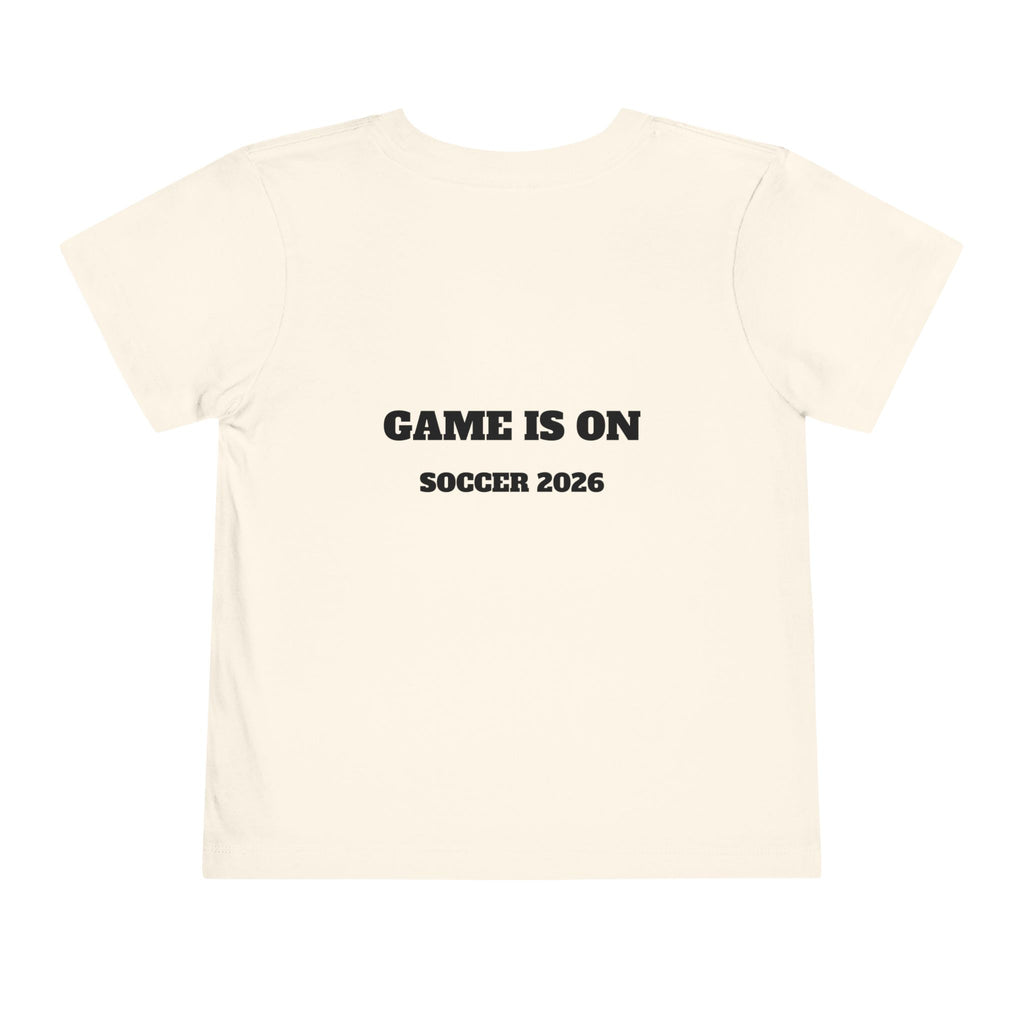 Toddler Soccer Tiger Tee — Cute Kicking Tiger Football Shirt for Kids