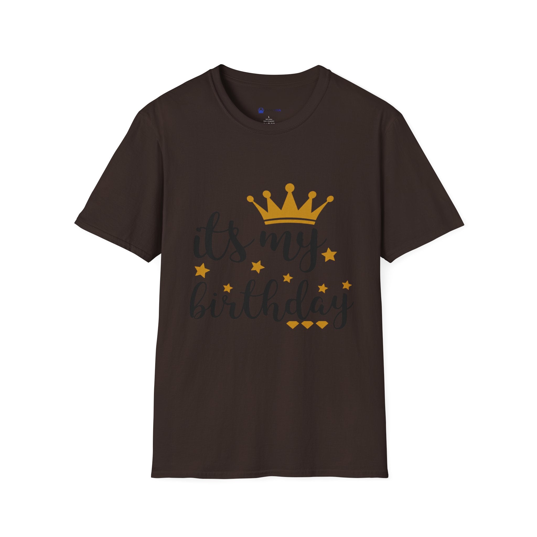 Birthday Tee — “It's My Birthday” Crown Graphic T-Shirt