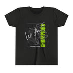 Youth Tee — "We Are Champions" Soccer Champion Graphic Shirt