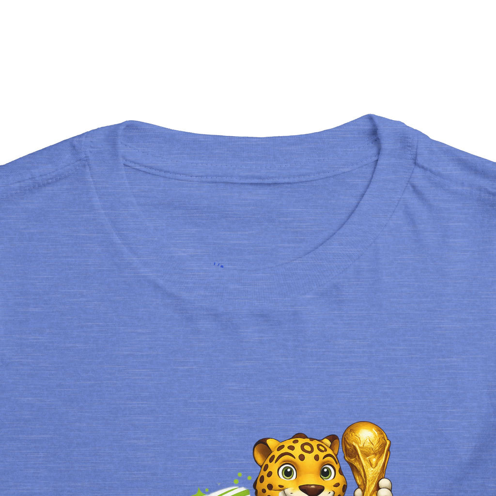 Soccer cup 2026 Toddler Soccer Tee — Cute Tiger Mascot Trophy Design