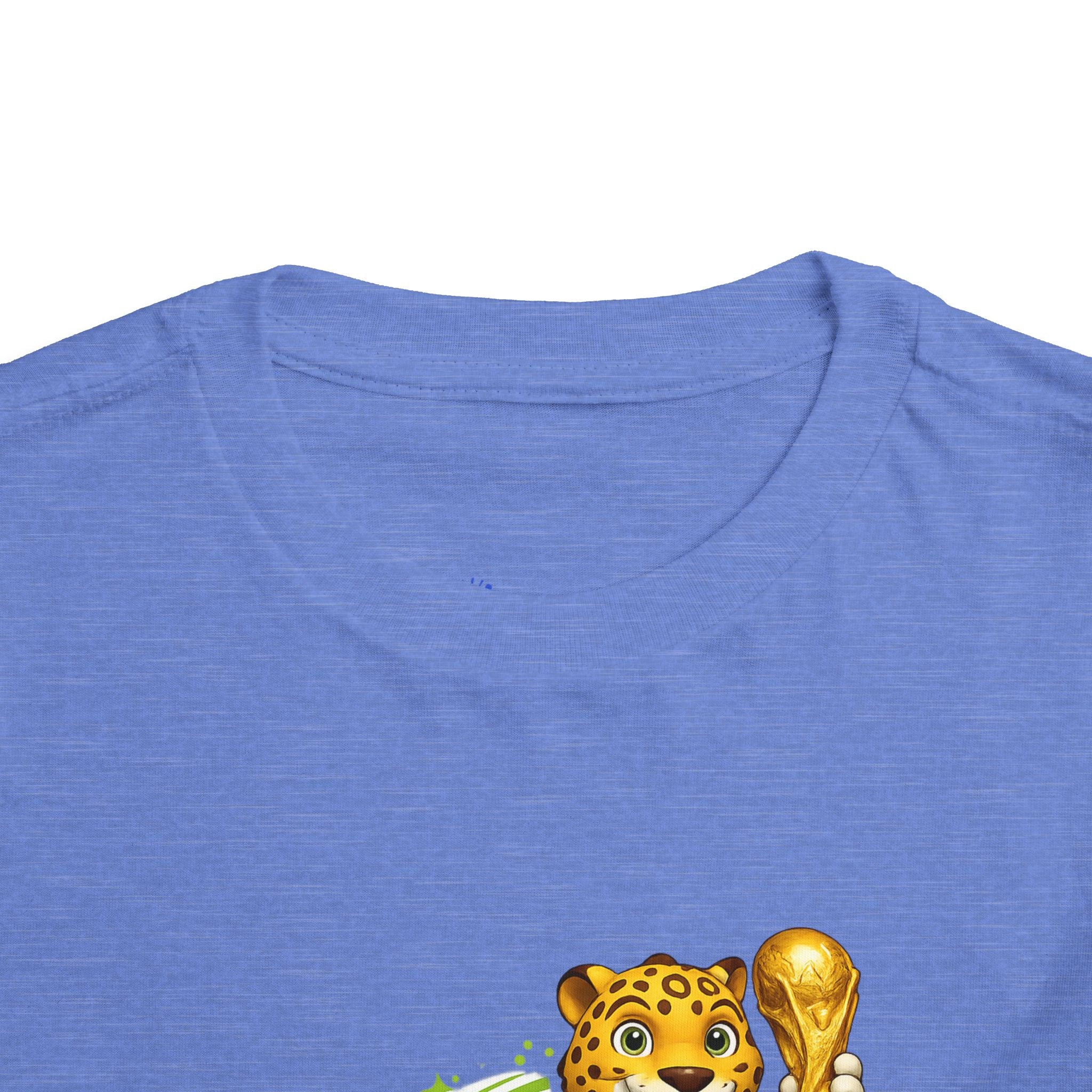 Soccer cup 2026 Toddler Soccer Tee — Cute Tiger Mascot Trophy Design