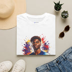 England Lagend Portrait T-Shirt — Color Splash Football Fan Tee