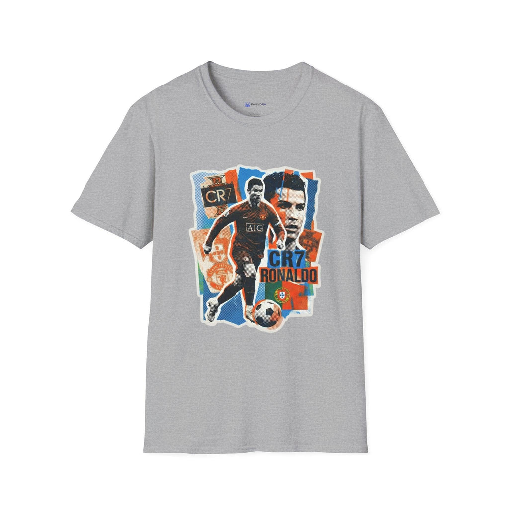 CR7 Soccer Graphic T-Shirt — Vintage Collage World Cup 2026 Fan Inspired.