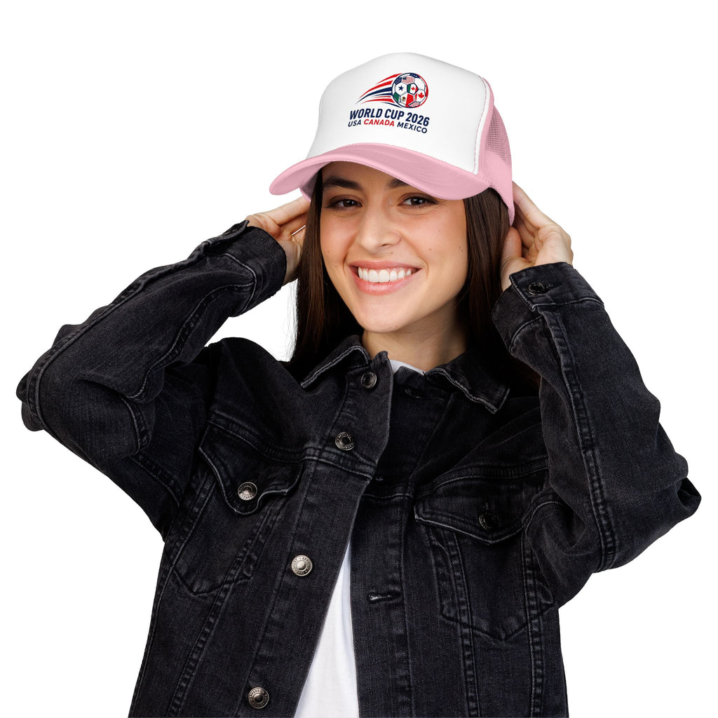 Soccer Cup 2026 Trucker Hat — USA Canada Mexico Soccer Cap