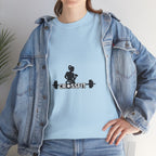 CrossFit Weightlifter T-Shirt — Barbell Silhouette Gym Tee