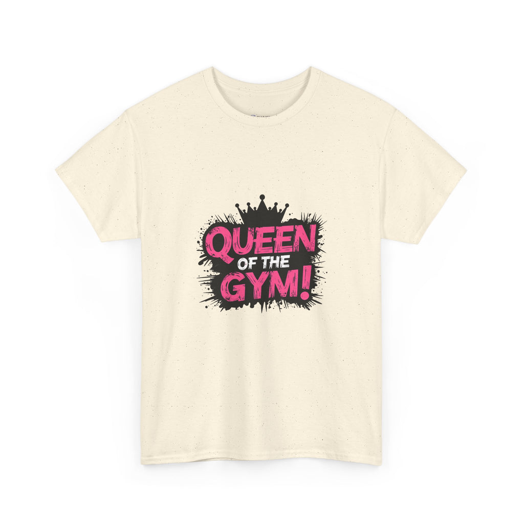 Queen of the Gym T-Shirt — Pink Crown Fitness Tee