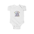 Baby Bodysuit - "Happy 1st Birthday Grandma & Grandpa" Cute Unicorn Keepsake