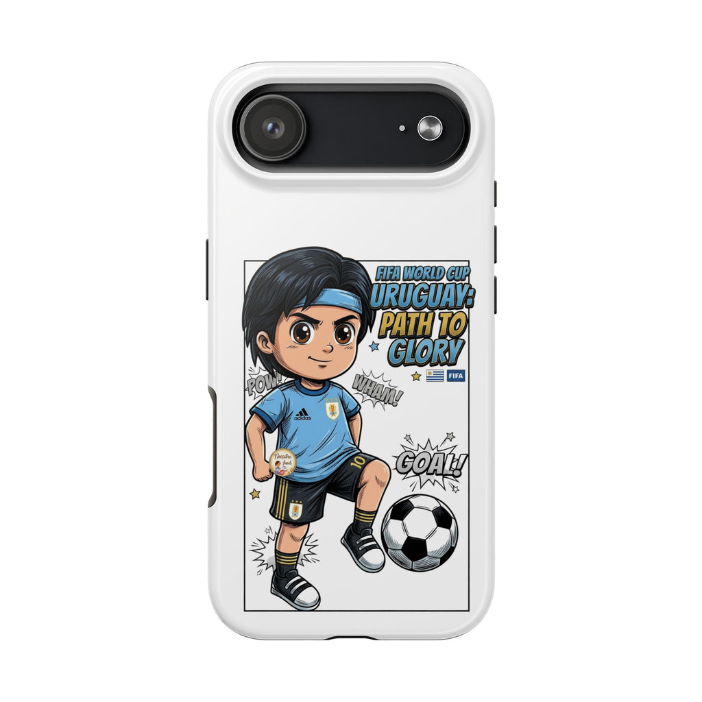 Uruguay Soccer Phone Case — Path to Glory "Goal!" Design