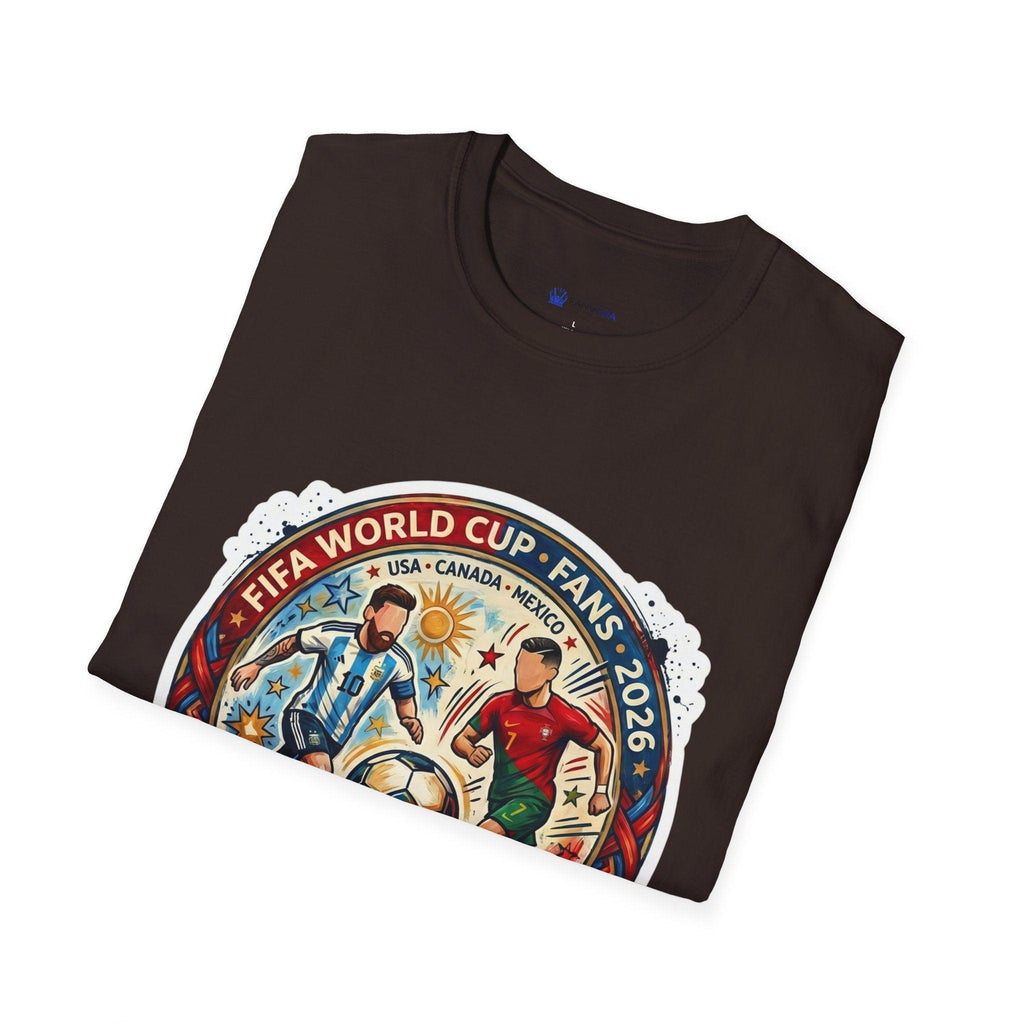 Unisex - Legends Unite Fans’ Choice World Cup T-Shirt — “Survival Pack: Chips & Hope”.