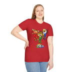 Kids Mascot Team T-Shirt — Cheerful Moose, Cheetah & Eagle Design