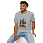Cats Cats Cats T-Shirt — Cute Kitten Graphic Tee for Cat Lovers