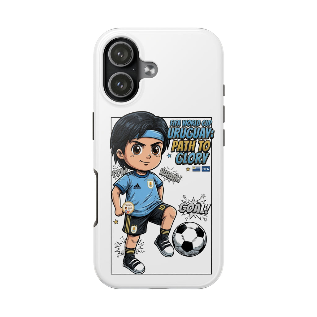 Uruguay Soccer Phone Case — Path to Glory "Goal!" Design