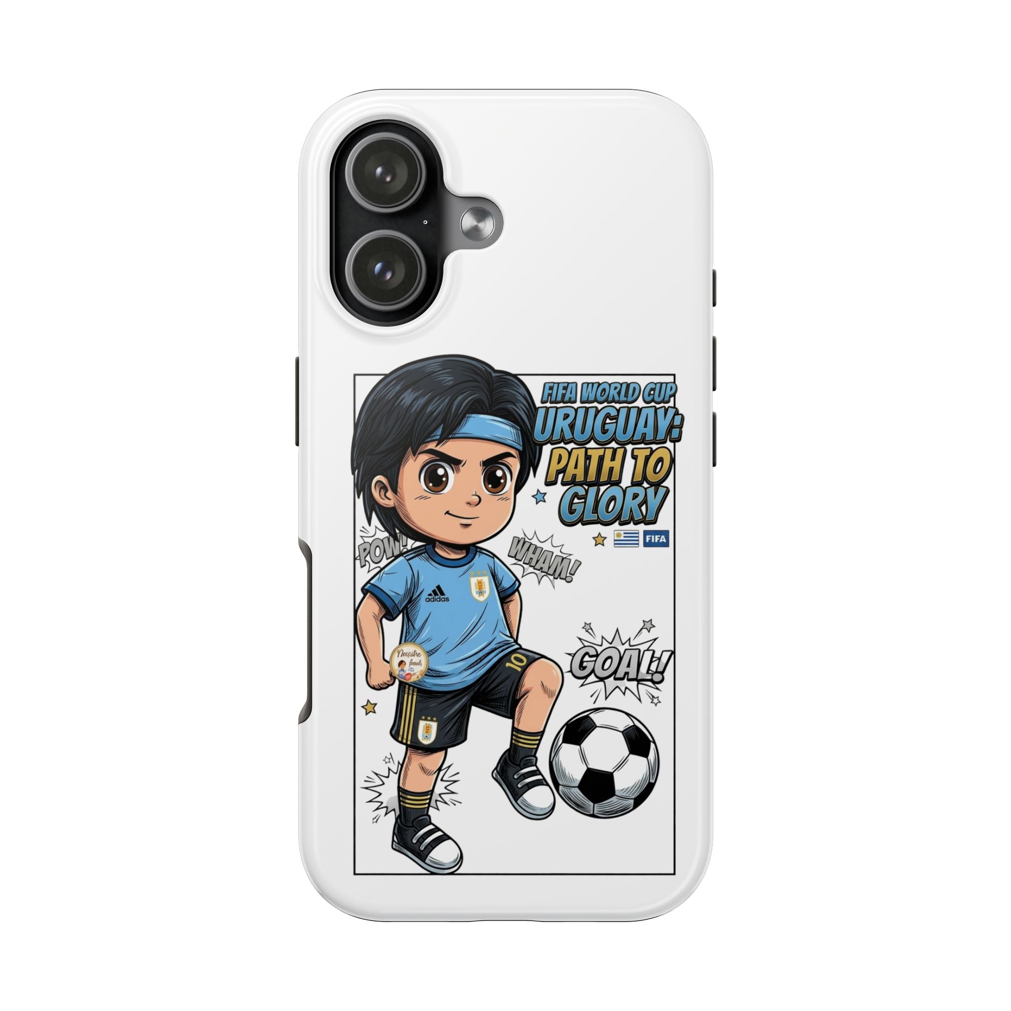 Uruguay Soccer Phone Case — Path to Glory "Goal!" Design