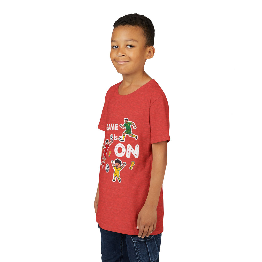 Kids Soccer Players T-Shirt 2026— Youth Football Team Tee