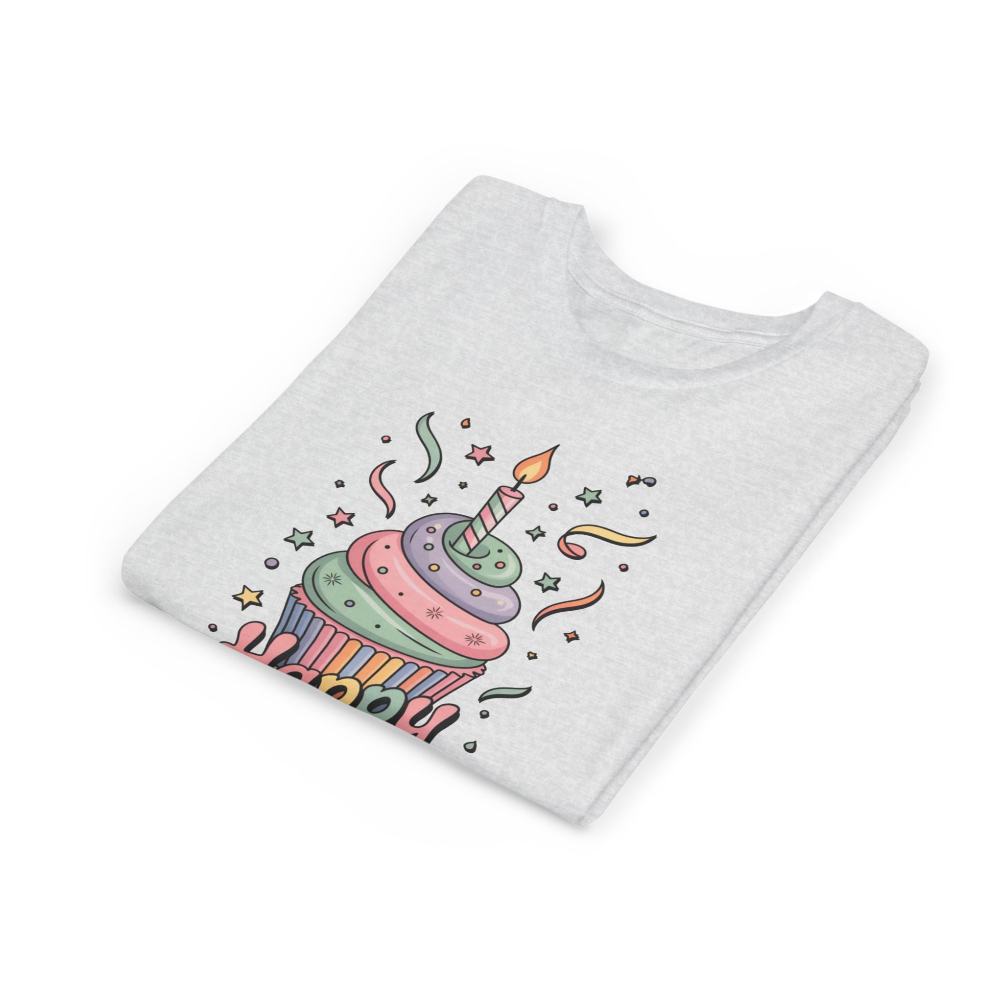 Kids "Happy Birthday" Cupcake Tee