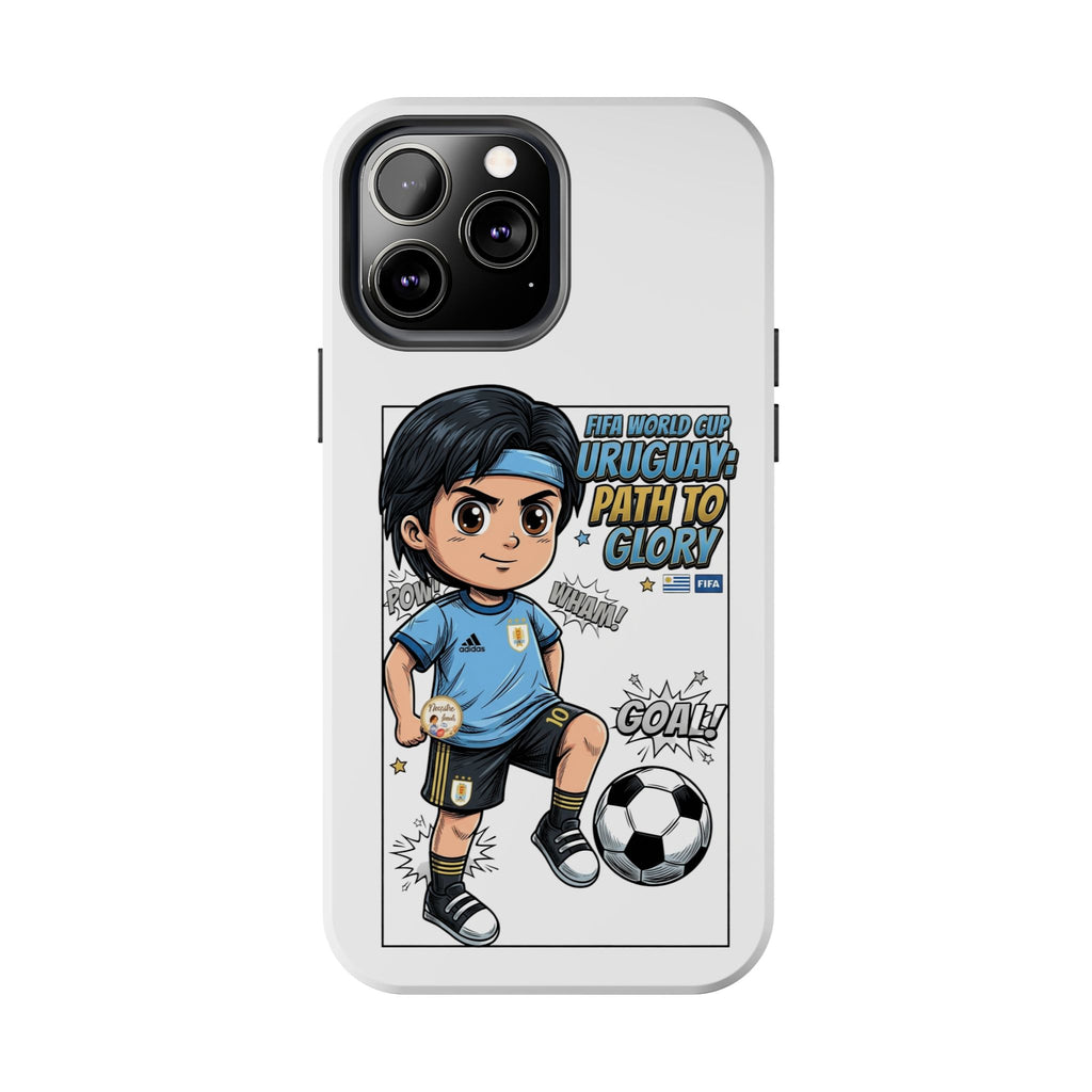 Uruguay Soccer Phone Case — Path to Glory "Goal!" Design