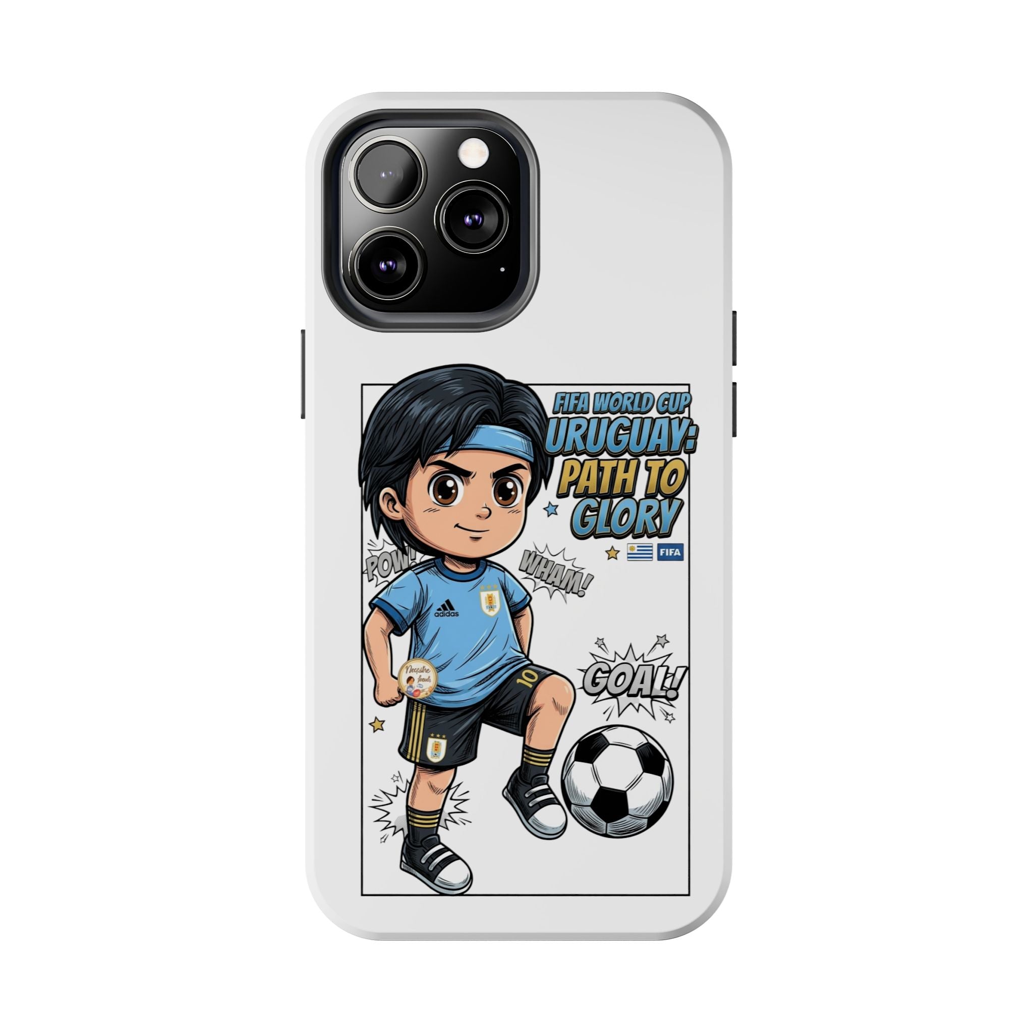 Uruguay Soccer Phone Case — Path to Glory "Goal!" Design