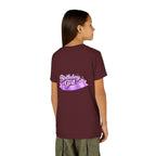 Girls' 5th Birthday Tee - 'Happy Birthday' Glitter Stars Design