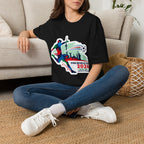 Soccer Cup 2026 T-Shirt — Colorful Player Silhouette with Stadium Skyline