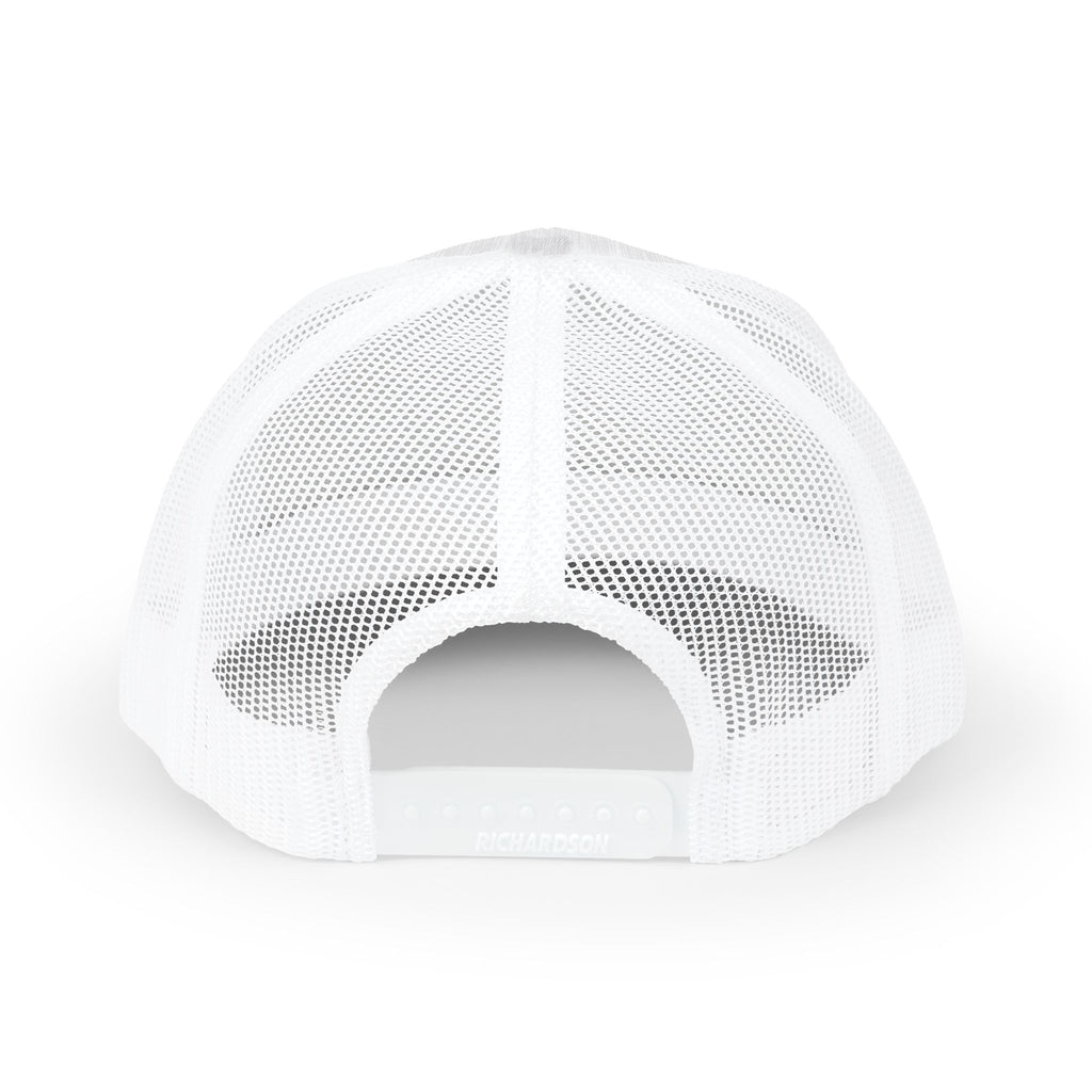 Messi Logo Trucker Cap — White Snapback Hat for Soccer Fans