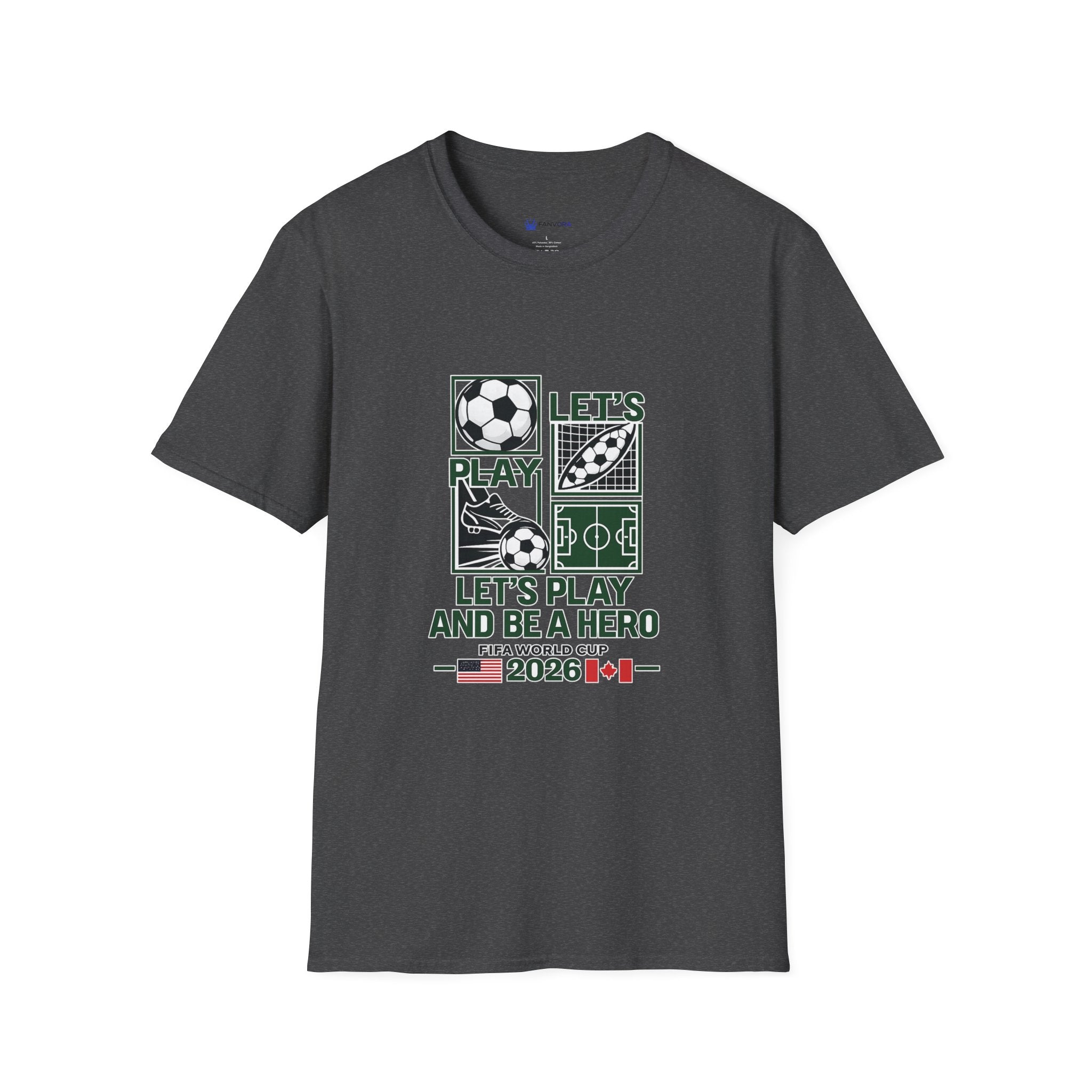 Soccer "Let's Play" T-Shirt — Fan Tee