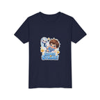 Youth Tee - Cute 'Super Strike!' Soccer Boy Graphic