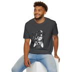 Gamer 'Never Quit' T-Shirt — Headphones & Controller Retro Gaming Tee
