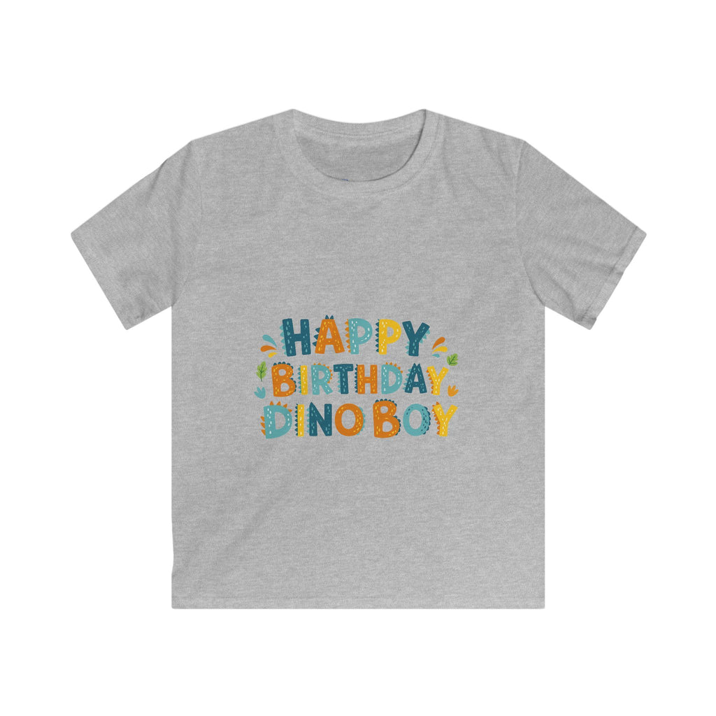 Happy Birthday Dino Boy Kids Tee