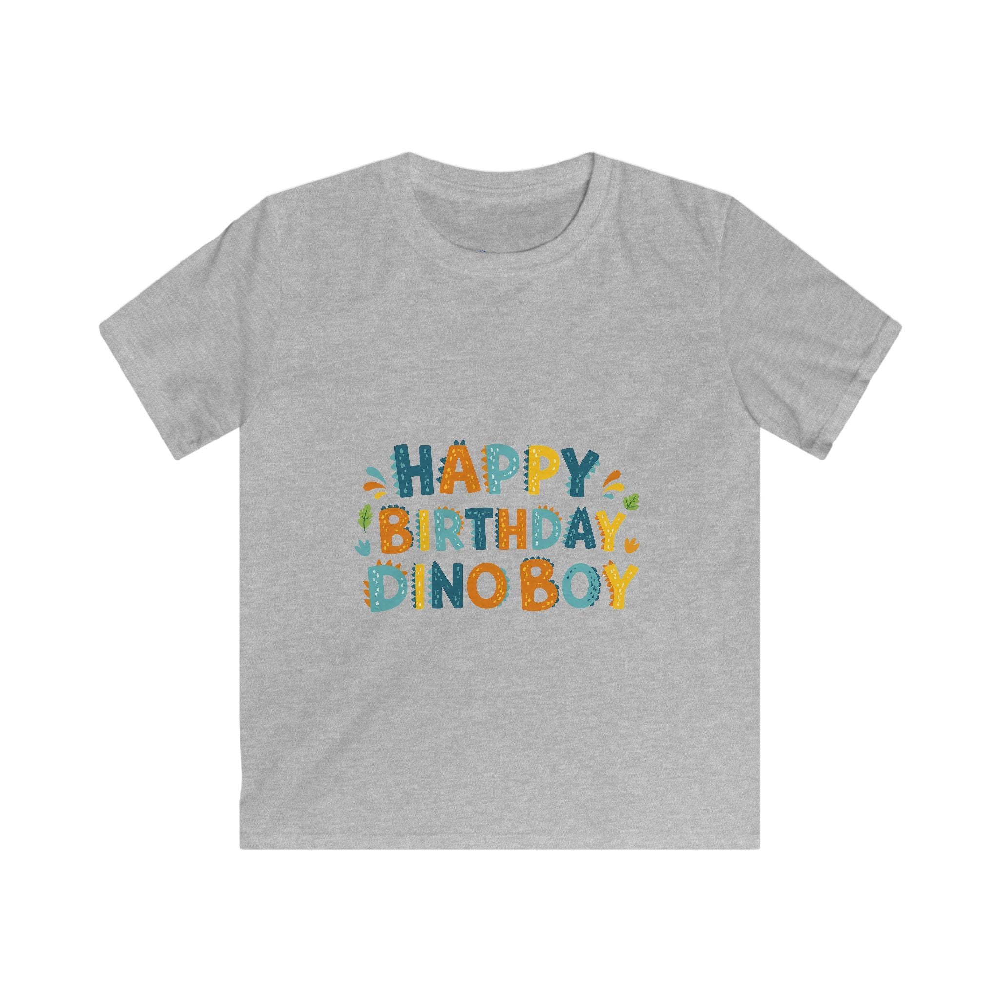 Happy Birthday Dino Boy Kids Tee