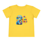 2nd Birthday Toddler Tee — Happy Birthday Number 2 with Cars & Balloons