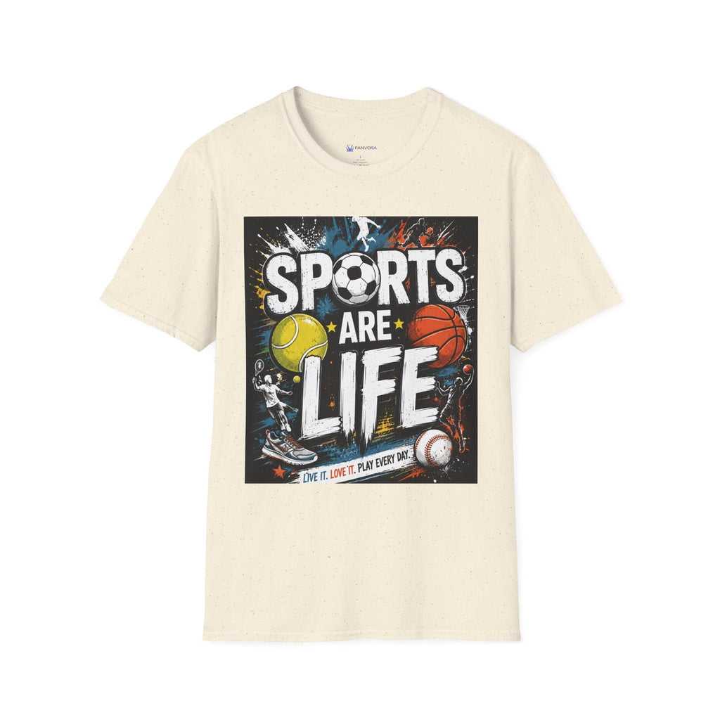 Sports Are Life T‑Shirt — Multi‑Sport Athletic Graphic Tee black sports.