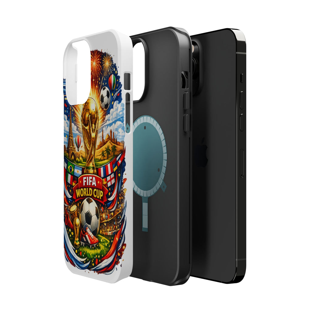 Soccer Magnetic Impact-Resistant Phone Case — FIFA Trophy Design