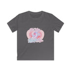 Kids 9th Birthday T‑Shirt - 'It's My 9th Birthday' Pink Heart Graphic Tee