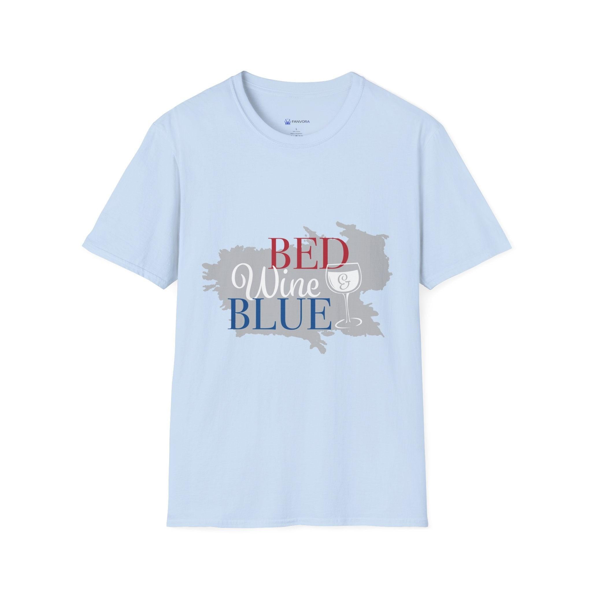 Red Wine Blue patriotic t-shirt design