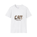 Cat Mom Leopard Print T-Shirt — Cute Graphic Tee for Cat Lovers