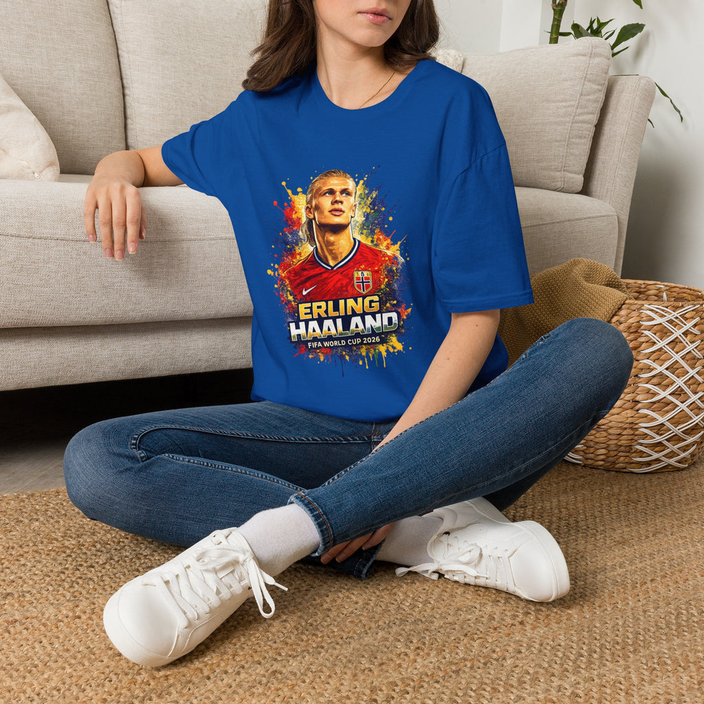 Norway legend Soccer T‑Shirt — Watercolor Portrait Football Tee