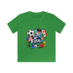 Kids Soccer  2026 Tee cartoon character