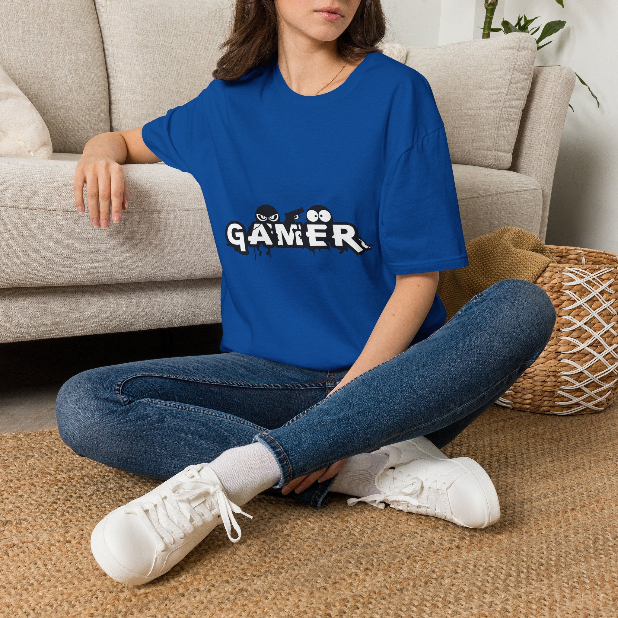 Gamer Crew T‑Shirt — Cute Monstrous Gamer Logo Tee