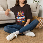 Portrait T-Shirt — Color Splash Football Player Graphic ("England legend")