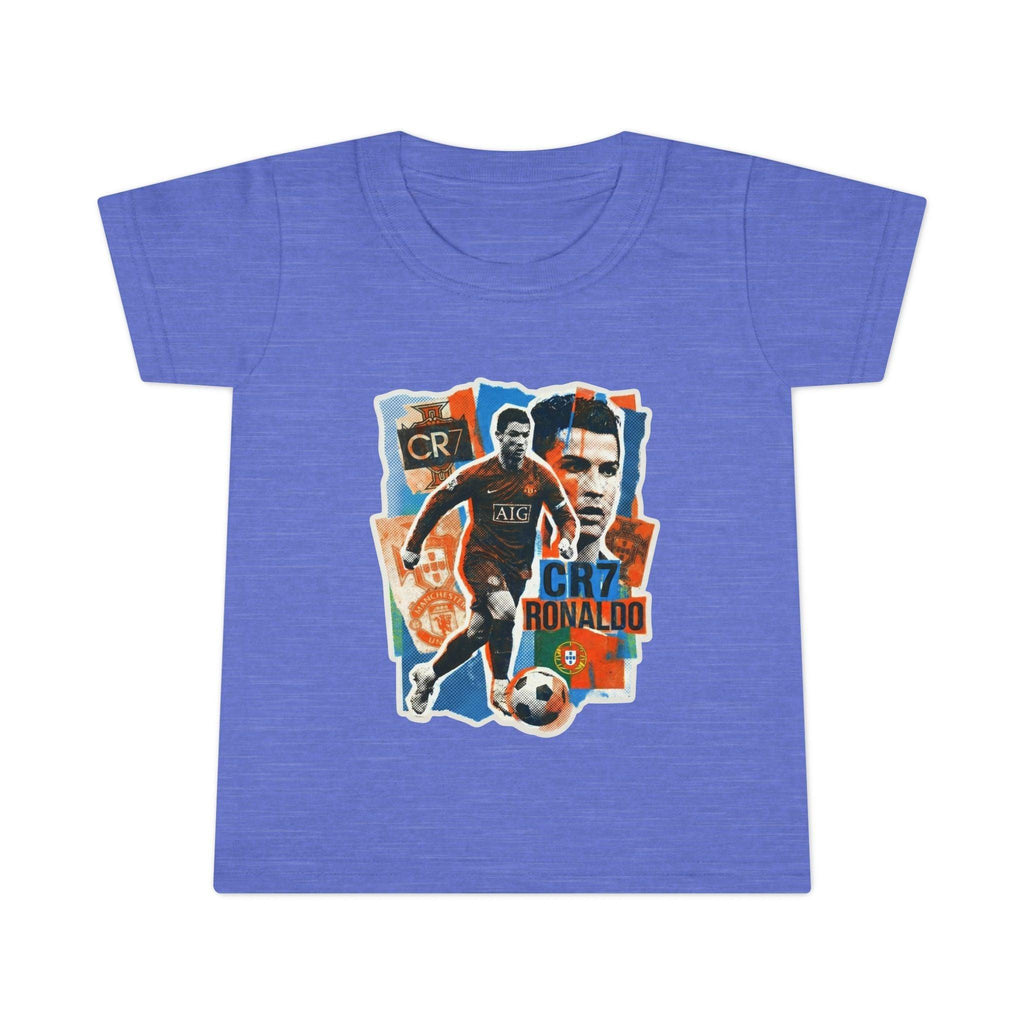 Toddler Soccer Player Graphic Tee — CR7Fan Design.