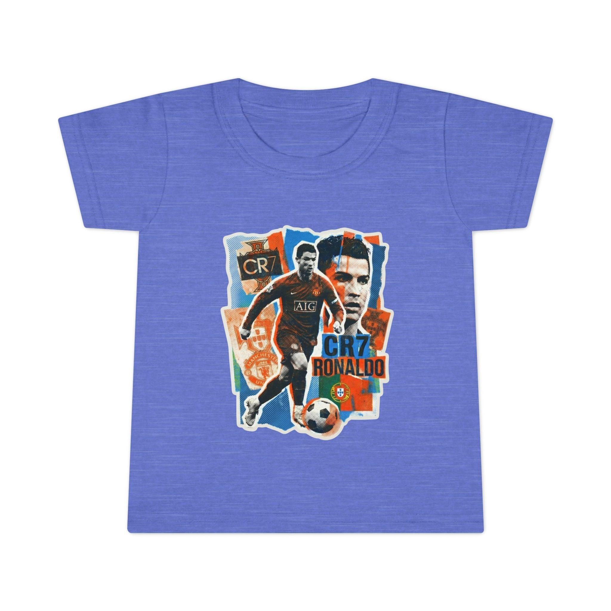Toddler Soccer Player Graphic Tee — CR7Fan Design.