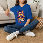 France legend Graphic T-Shirt — Vibrant Splash Portrait Soccer Fan Tee