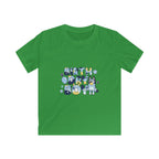 Kids Tee — Cute Blue "Birthday Boy" Bubble Letter Shirt