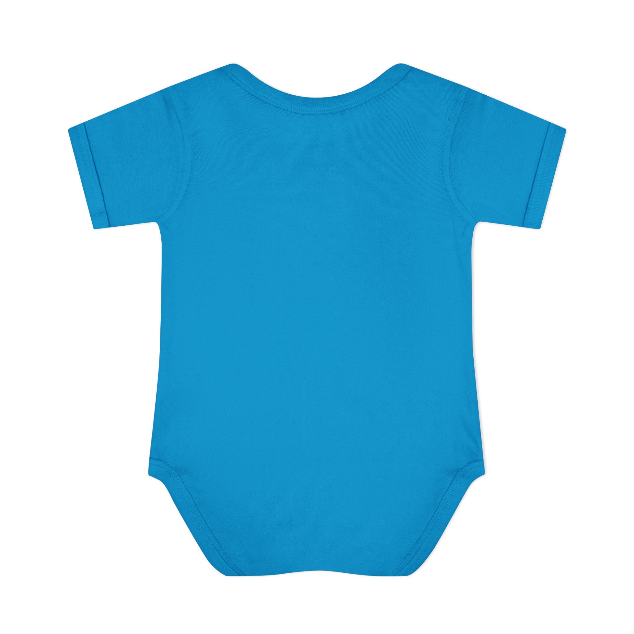 Baby Bodysuit - Blue Teddy Bear with Balloons "Happy Birthday" Infant Onesie
