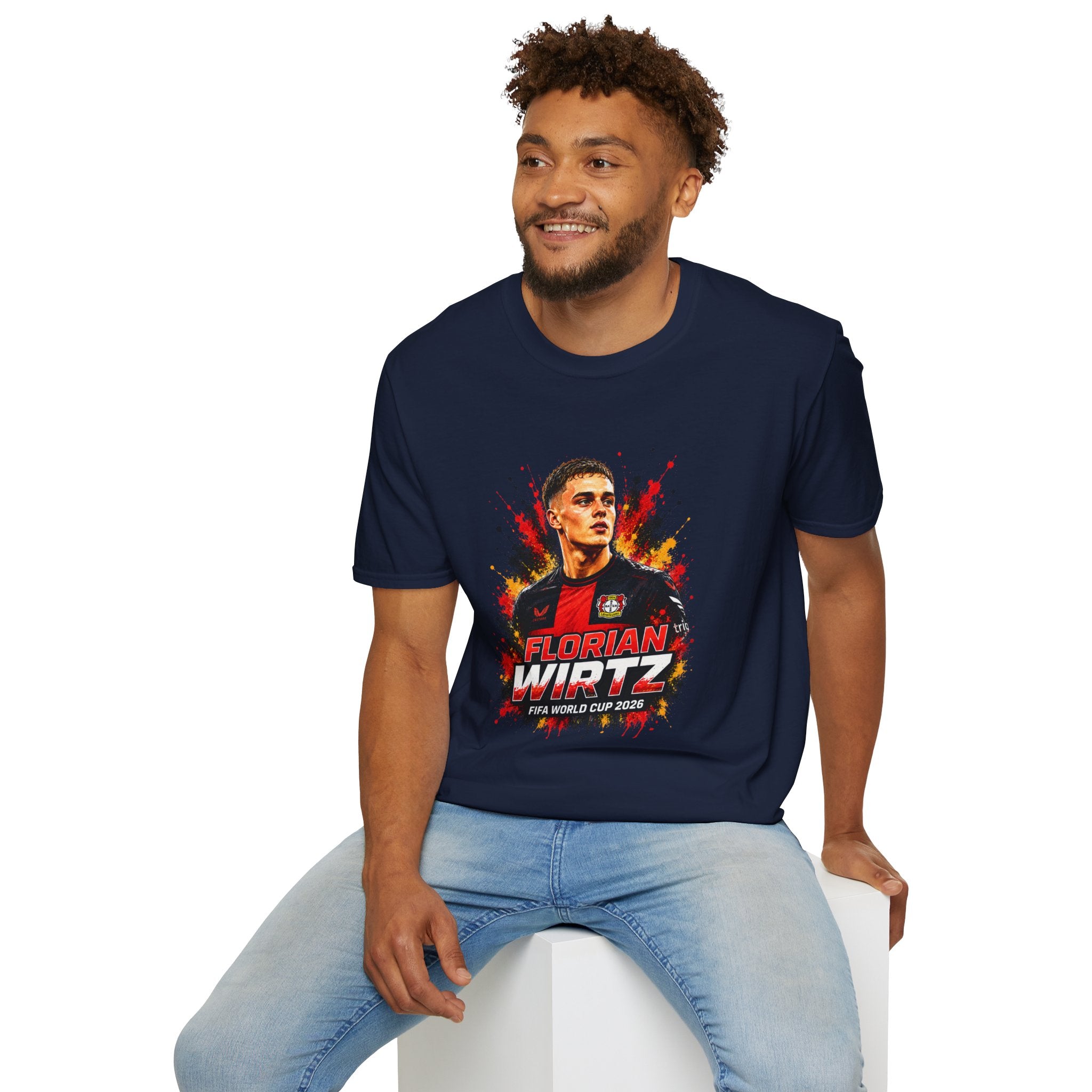 Germany Legend Soccer T-Shirt — Portrait Graphic Football Fan Tee